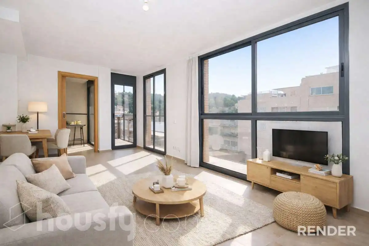 Sala d'estar de Dúplex en venda en Vallirana amb Calefacció, Terrassa i Balcó