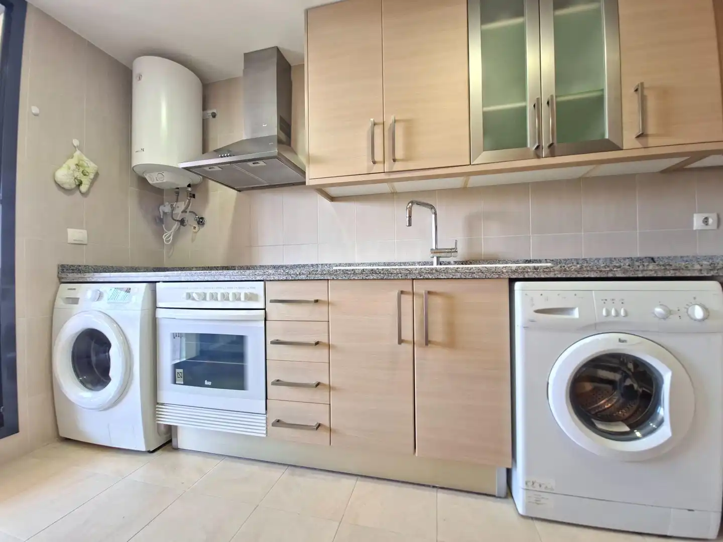 Cocina de Apartamento en venta en Oropesa del Mar / Orpesa con Aire acondicionado, Terraza y Amueblado