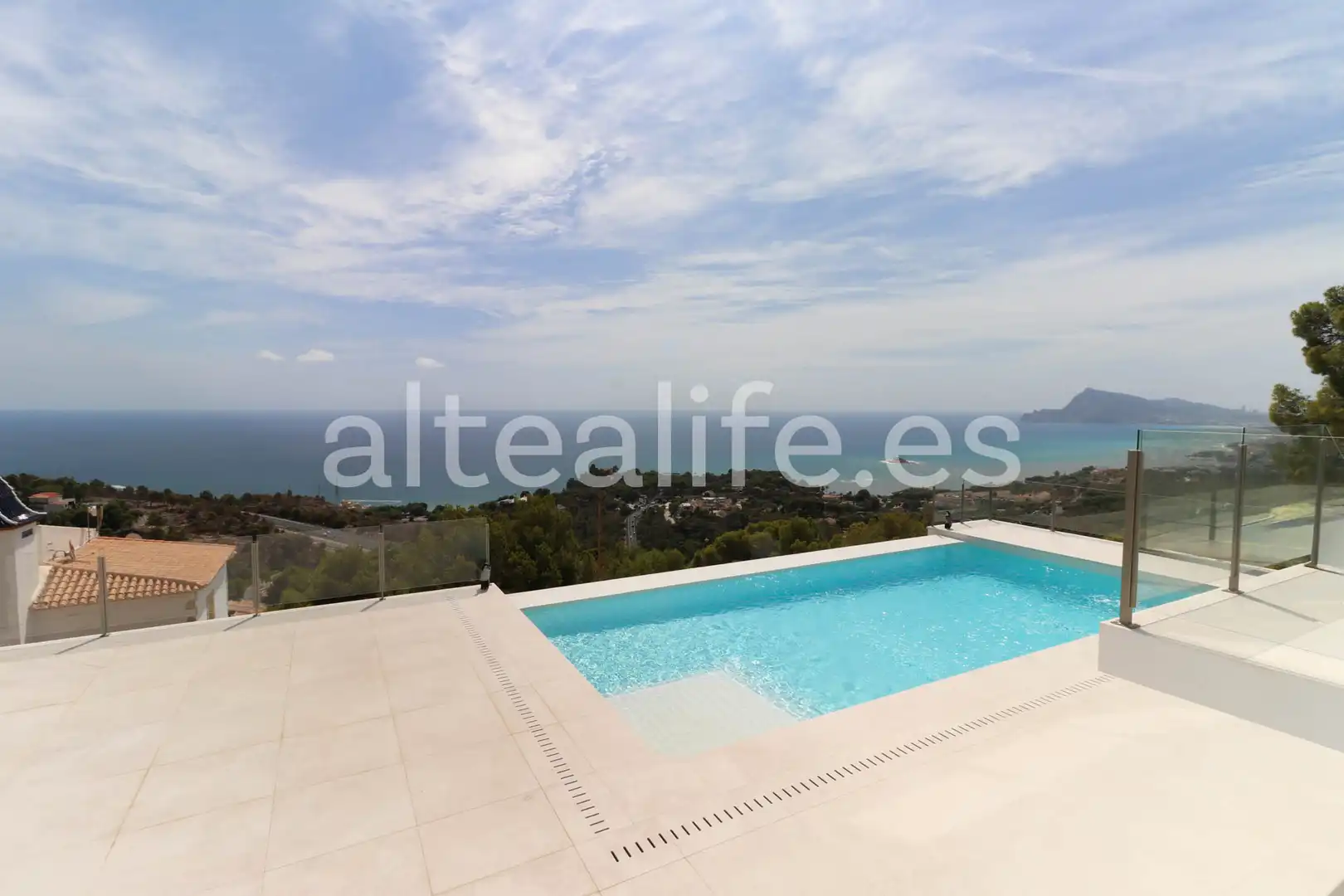 Piscina de Casa o chalet en venta en Altea con Aire acondicionado, Jardín privado y Terraza