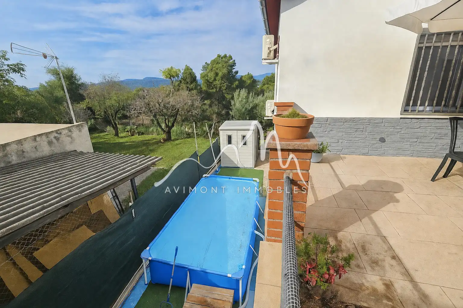 Jardín de Casa o chalet en venta en Piera con Aire acondicionado, Calefacción y Jardín privado