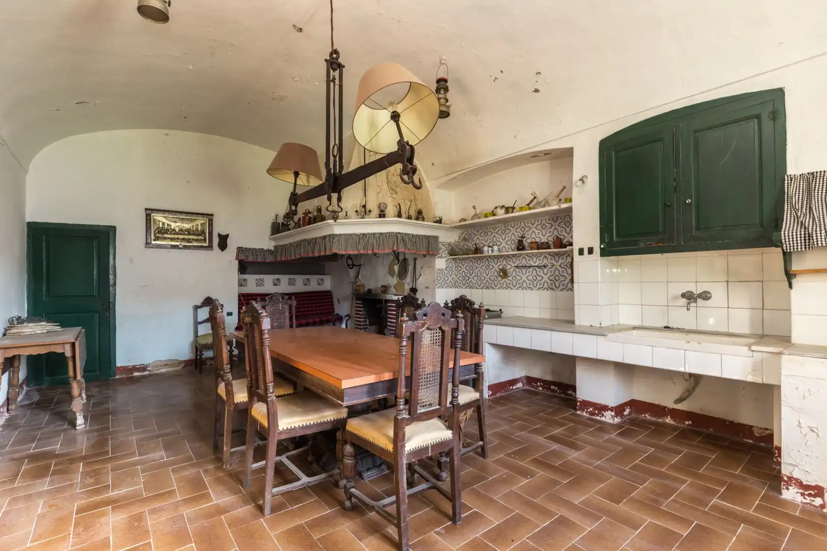 Cocina de Finca rústica en venta en Llagostera con Calefacción, Terraza y Trastero