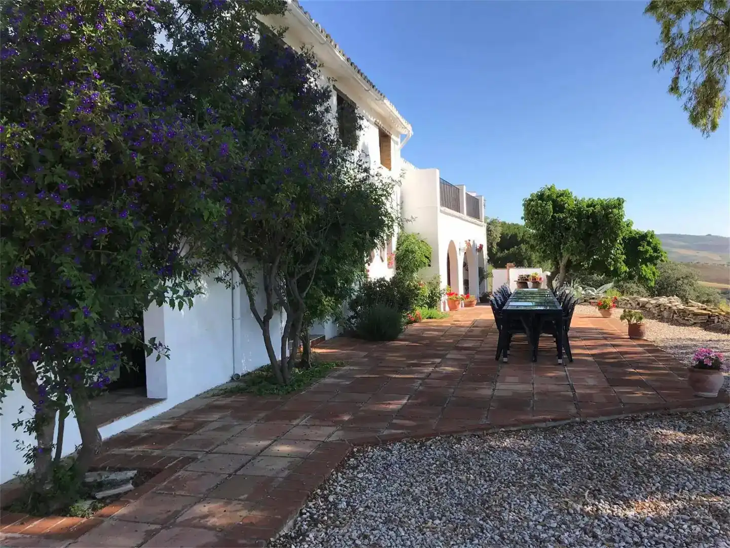 Jardín de Finca rústica en venta en Algámitas con Aire acondicionado, Jardín privado y Piscina