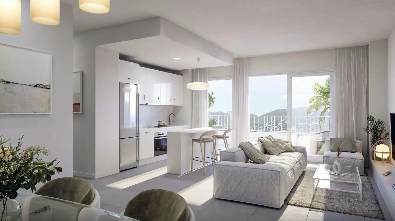 Living room of Ground floor for sale in Fuengirola  with Air Conditioner, Heating and Private garden
