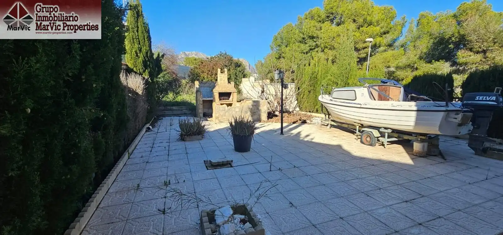Jardí de Casa o xalet en venda en La Nucia amb Aire condicionat, Jardí privat i Terrassa
