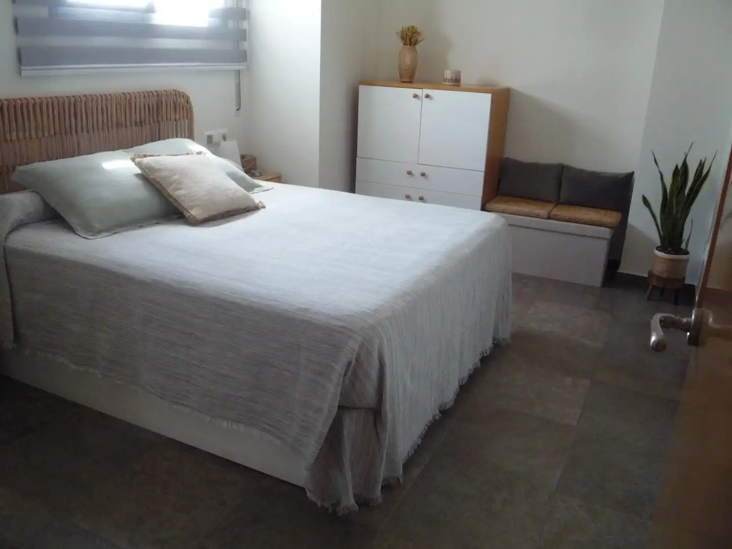 Schlafzimmer von Wohnung zum Verkauf in Sitges mit Klimaanlage, Heizung und Terrasse