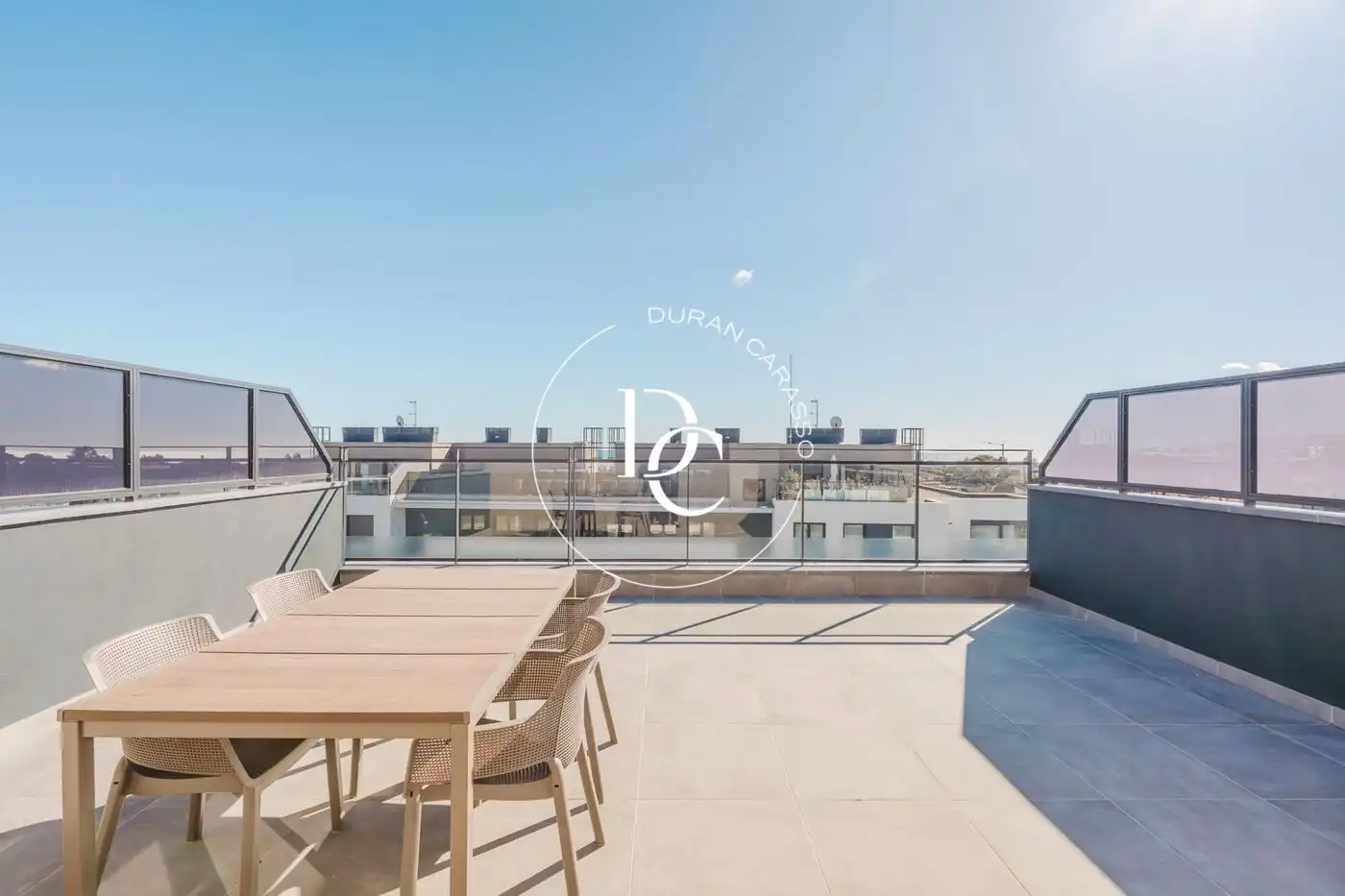 Terrasse von Maisonette zur Miete in Vilanova i la Geltrú mit Klimaanlage, Heizung und Terrasse
