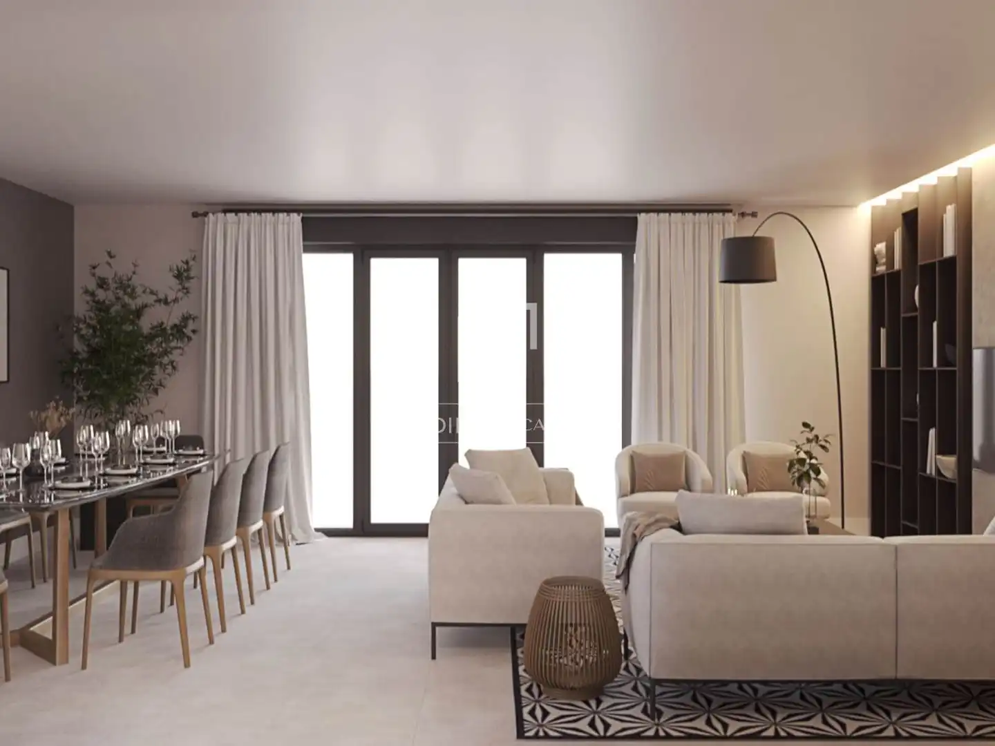 Sala de estar de Casa o chalet en venta en Las Rozas de Madrid con Calefacción, Jardín privado y Terraza