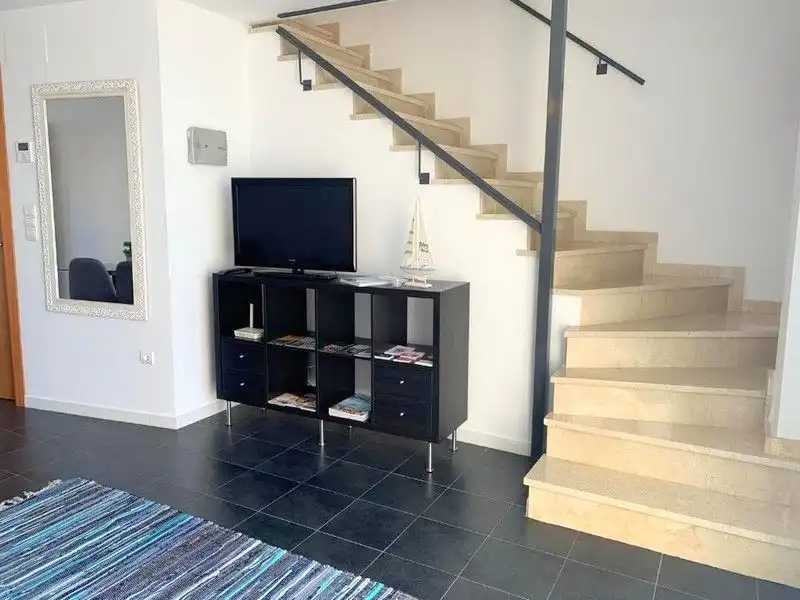 Wohnzimmer von Maisonette zur Miete in Calpe / Calp mit Klimaanlage, Heizung und Terrasse
