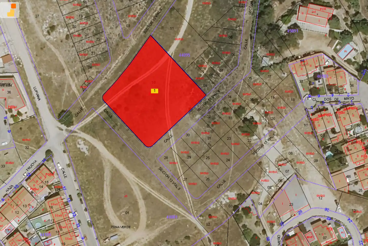 Terreny residencial en venda a Calle Haza Trucha 14