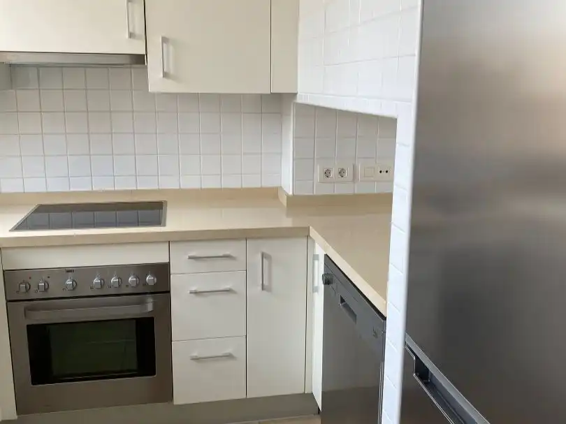 Kitchen of Flat for sale in  Murcia Capital  with Air Conditioner and Terrace