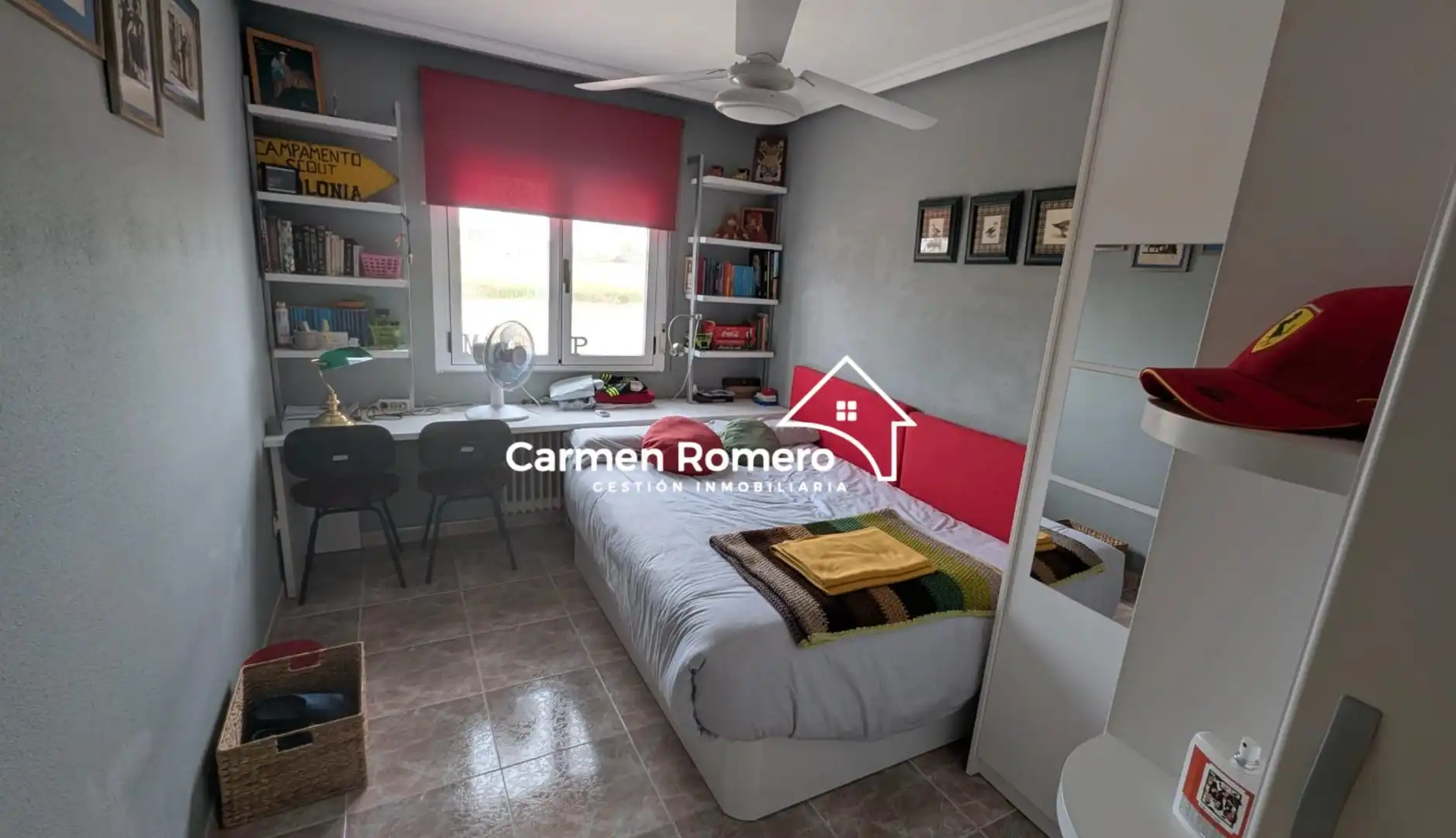 Habitación de Casa adosada en venta en Villoria con Calefacción, Jardín privado y Amueblado
