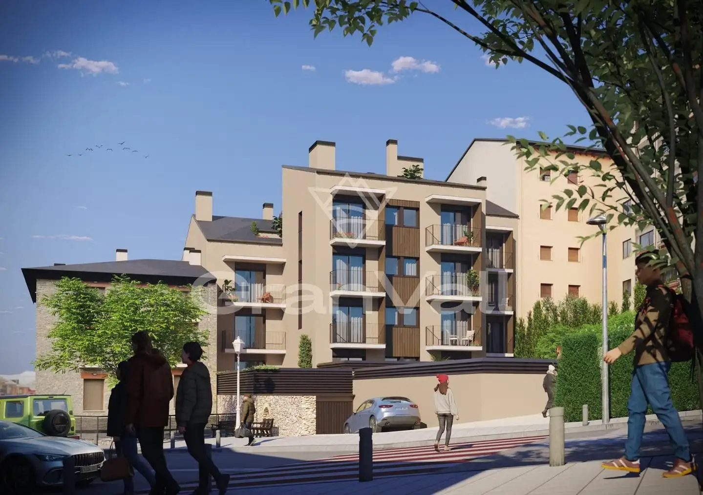 Vista exterior de Apartament en venda en Puigcerdà amb Parquet, Traster i Balcó