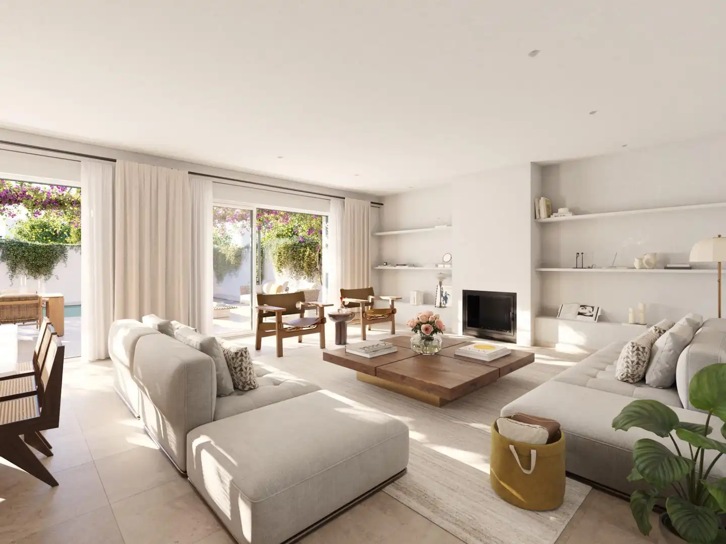 Sala d'estar de Casa o xalet en venda en Sotogrande amb Aire condicionat, Calefacció i Jardí privat