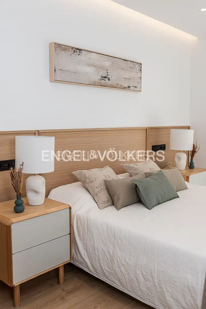 Bedroom of Attic for sale in Madrid  with Air Conditioner, Heating and Balcony