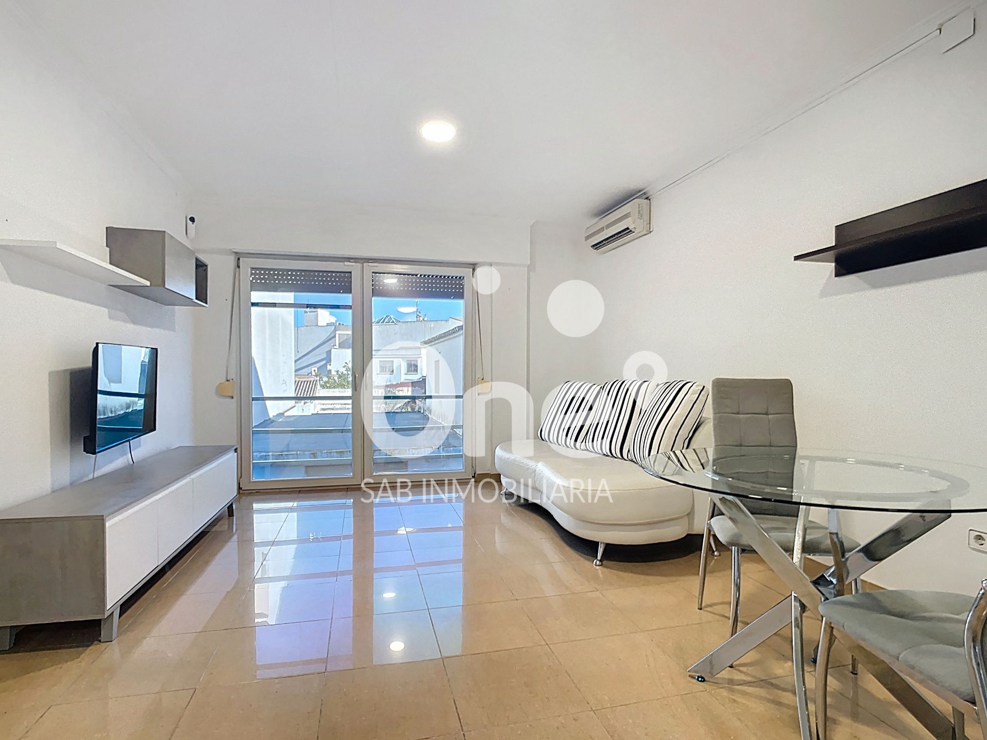 Living room of Flat for sale in San Antonio de Benagéber  with Air Conditioner, Furnished and Oven