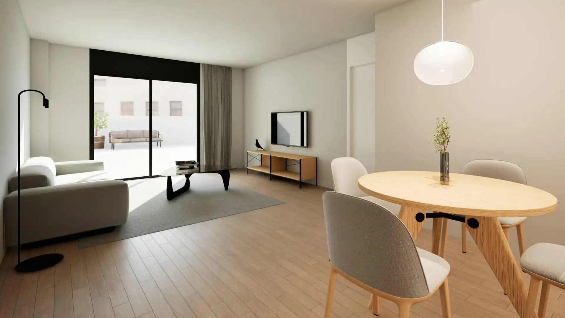 Sala d'estar de Planta baixa en venda en Balaguer amb Calefacció, Parquet i Piscina comunitària
