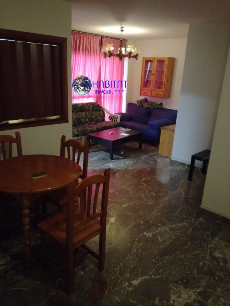 Living room of Flat to rent in  Granada Capital  with Air Conditioner, Terrace and Furnished