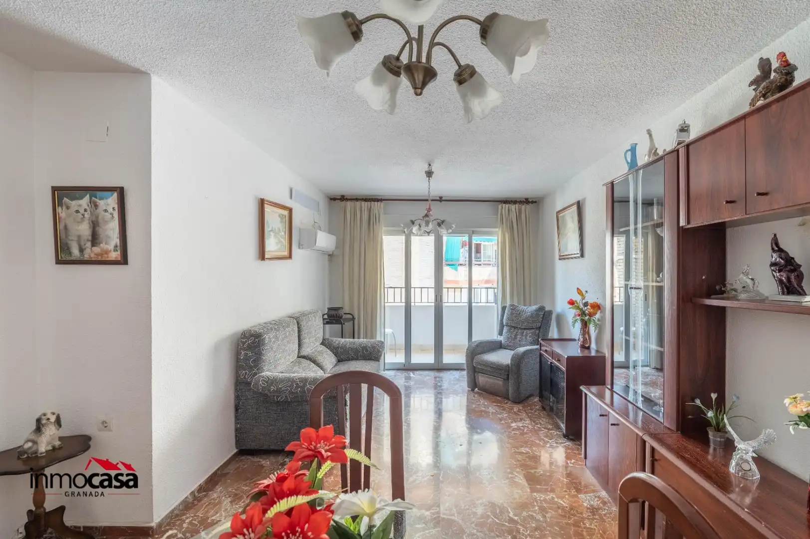 Sala de estar de Piso en venta en Granada con Aire acondicionado, Terraza y Balcón