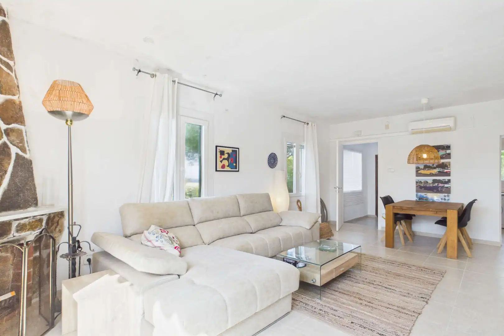 Sala de estar de Planta baja de alquiler en Manacor con Aire acondicionado, Terraza y Amueblado