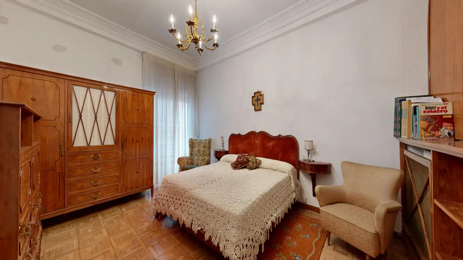 Bedroom of Houses for sale in Tafalla  with Heating, Private garden and Parquet flooring