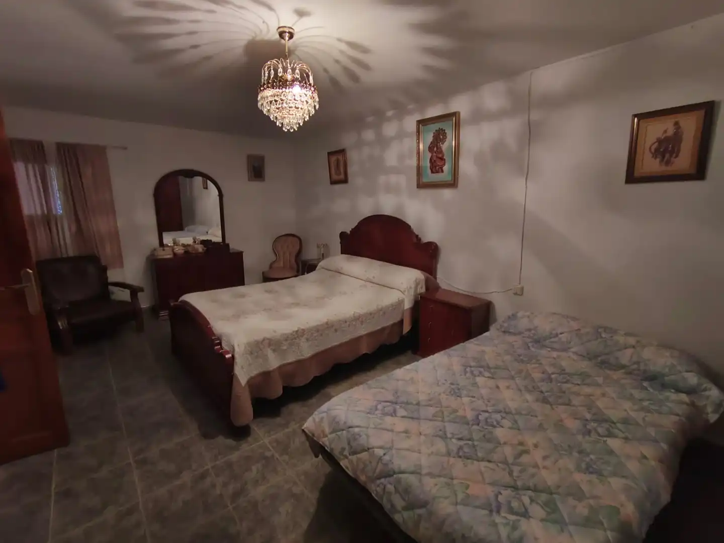 Bedroom of Houses for sale in La Calahorra  with Terrace, Storage room and Furnished