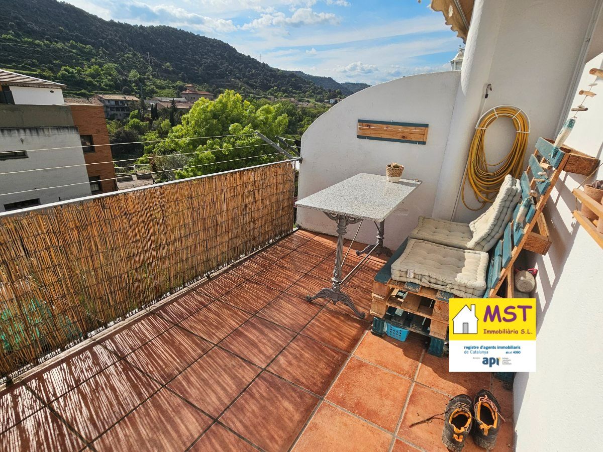 Exterior view of Flat for sale in Puig-reig  with Heating, Private garden and Terrace