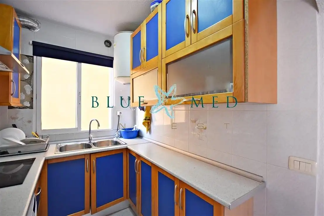Cocina de Apartamento en venta en Mazarrón con Aire acondicionado, Terraza y Amueblado