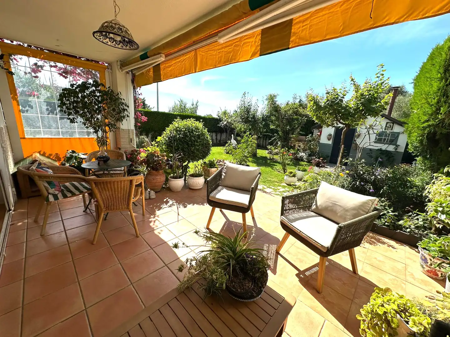 Jardín de Casa o chalet en venta en Peñíscola / Peníscola con Jardín privado, Amueblado y Horno