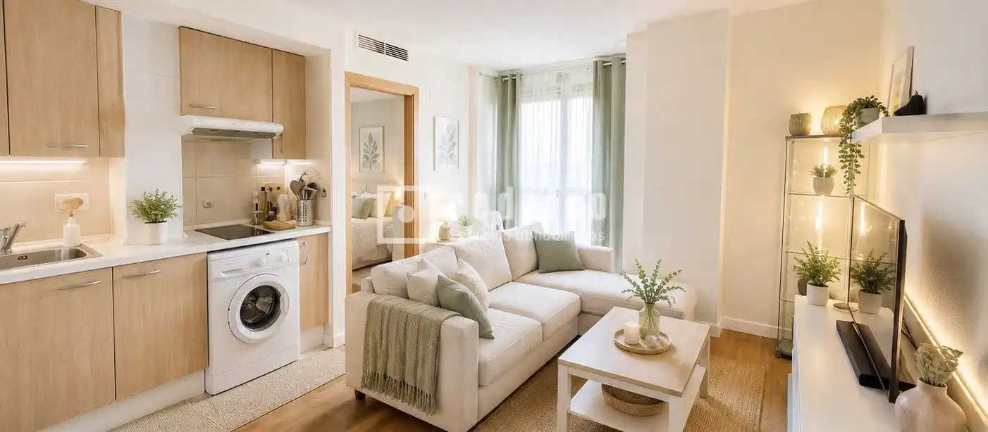 Wohnzimmer von Wohnung zum Verkauf in Madrid mit Klimaanlage, Heizung und Möbliert