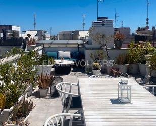 Terrace of Attic to rent in Sitges  with Air Conditioner, Heating and Terrace