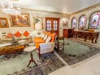 Sala de estar de Casa o chalet para compartir en Málaga con Aire acondicionado, Jardín privado y Piscina