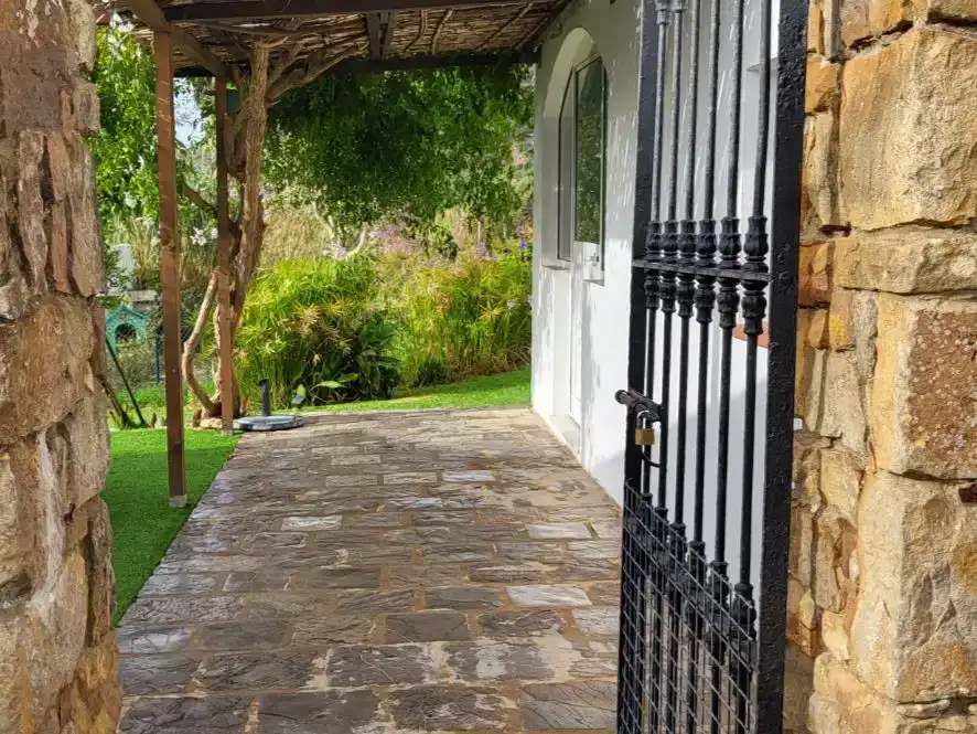 Terrasse von Country house zur Miete in Tarifa mit Klimaanlage