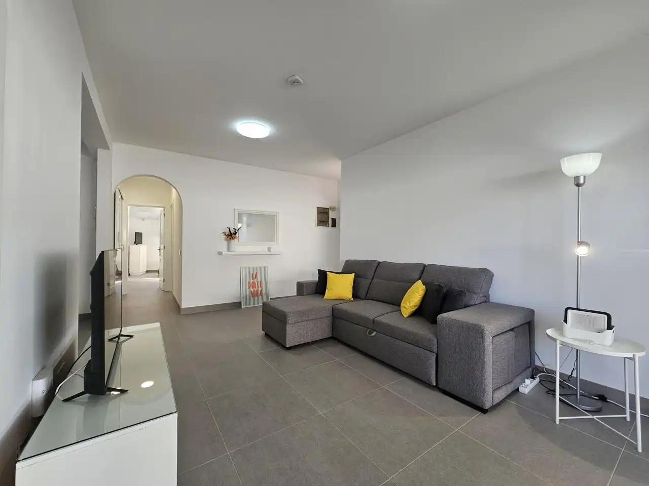 Sala de estar de Casa o chalet de alquiler en San Bartolomé de Tirajana con Aire acondicionado, Jardín privado y Terraza