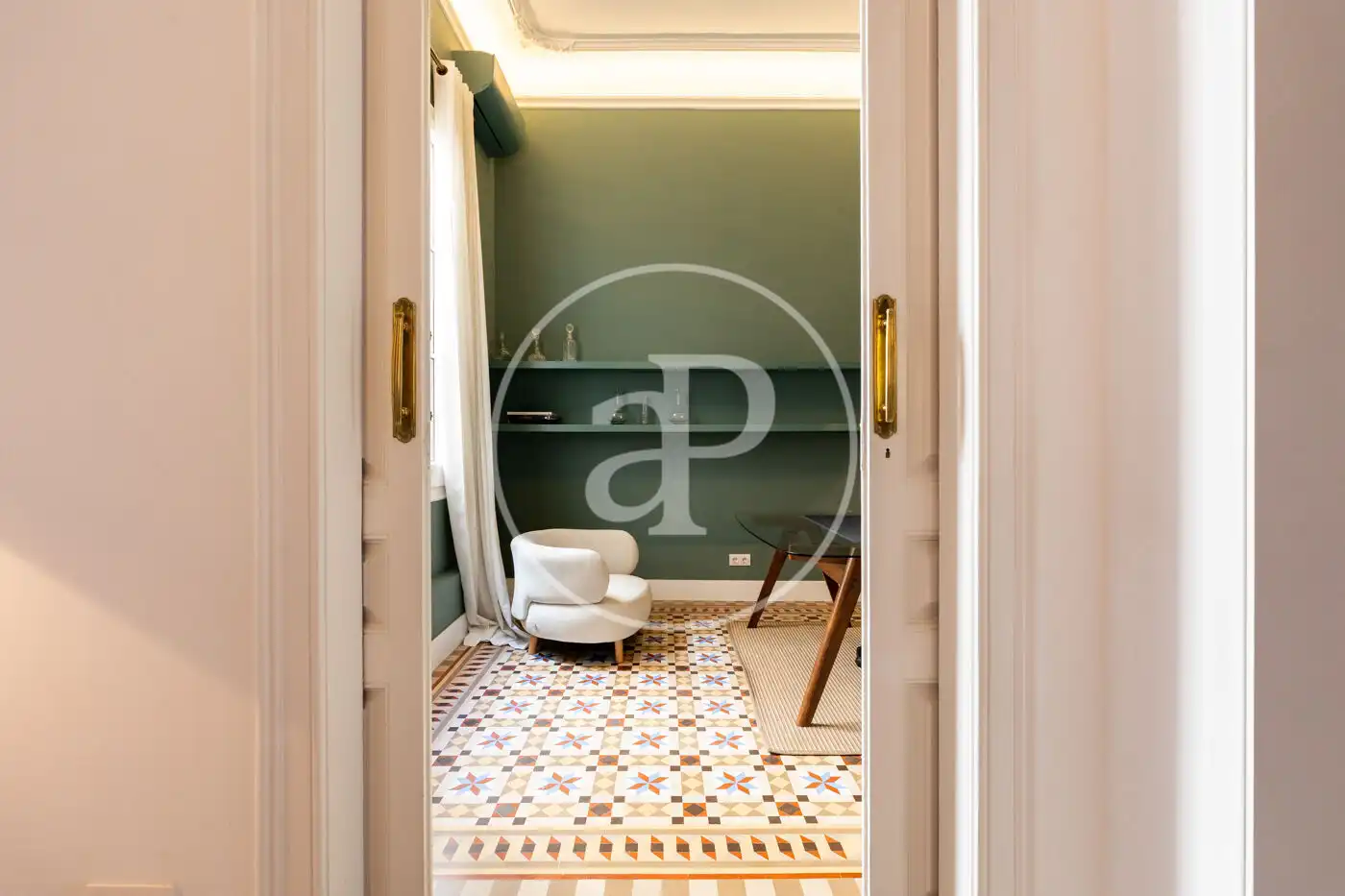 Badezimmer von Wohnung zur Miete in Barcelona mit Klimaanlage, Heizung und Möbliert