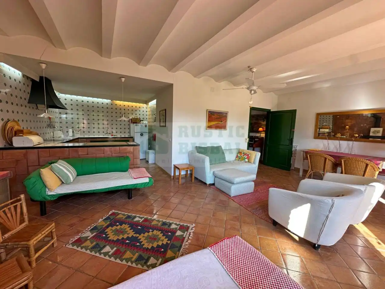 Sala d'estar de Finca rústica en venda en Forallac amb Terrassa