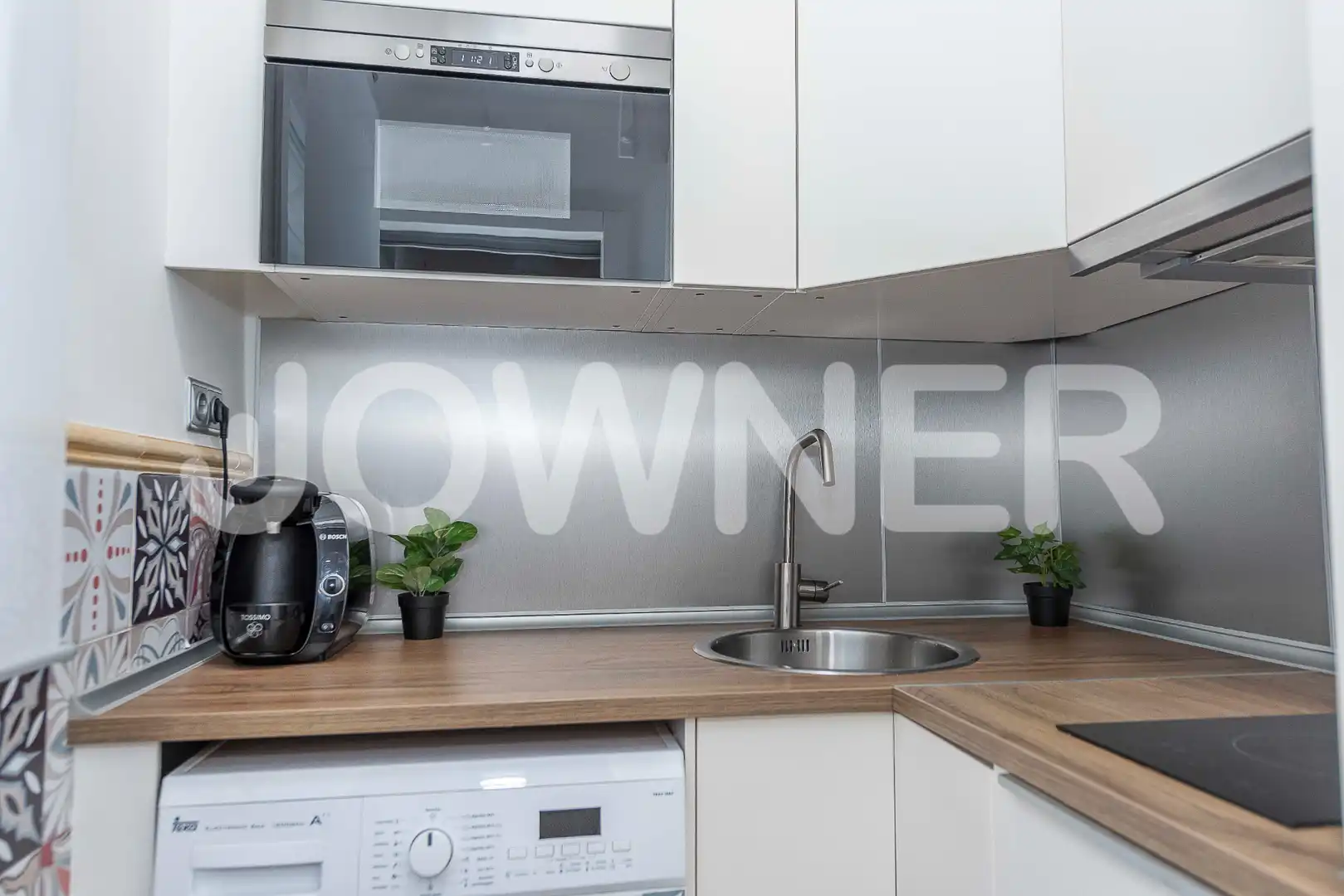 Kitchen of Flat for rent in Madrid  with Air Conditioner, Heating and Furnished
