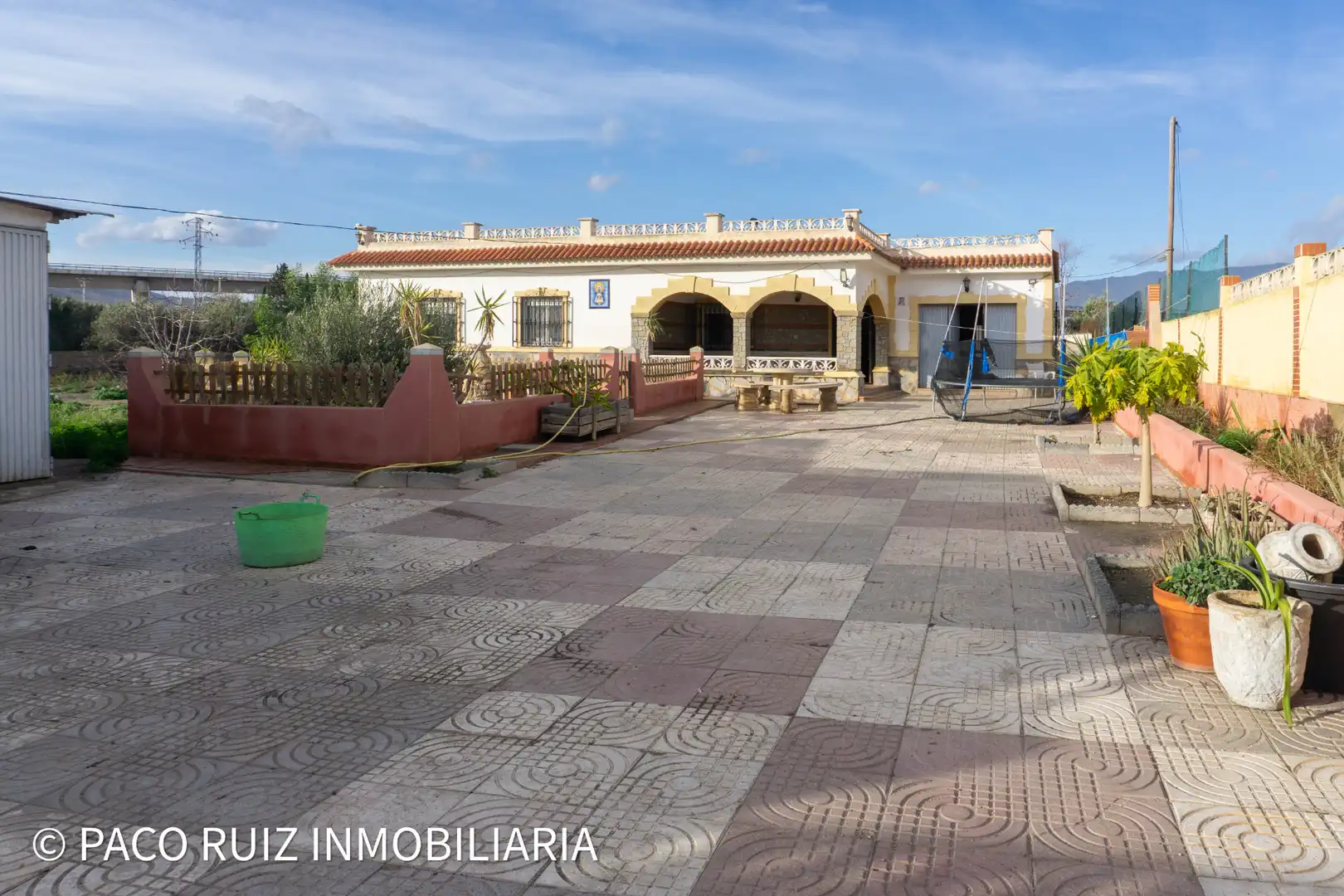 Vista exterior de Finca rústica en venta en Viator con Jardín privado, Terraza y Piscina