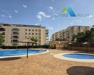 Swimming pool of Flat for sale in Málaga Capital  with Air Conditioner, Alarm and Community pool
