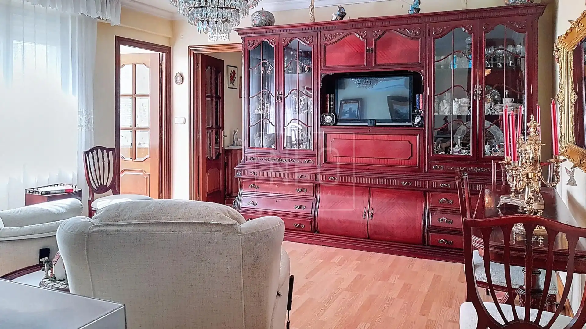 Sala d'estar de Pis en venda en  Madrid Capital amb Aire condicionat, Terrassa i Traster