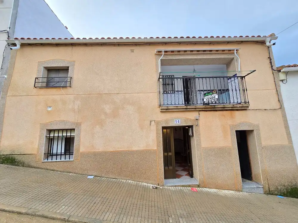 Vista exterior de Casa o chalet en venta en Aliseda con Terraza