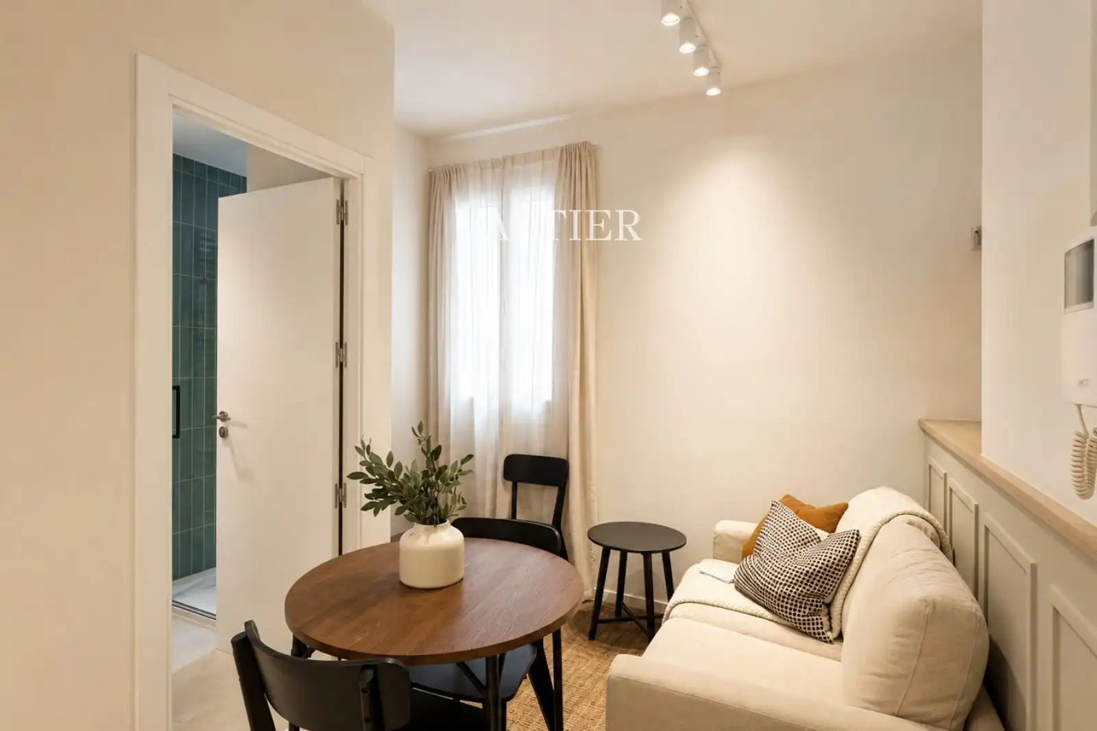 Sala de estar de Piso de alquiler en Madrid con Calefacción y Amueblado