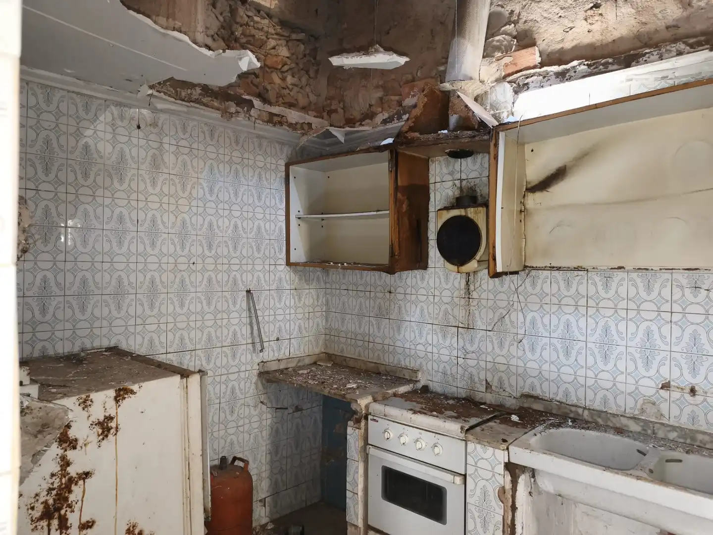 Cocina de Casa o chalet en venta en Villena con Jardín privado