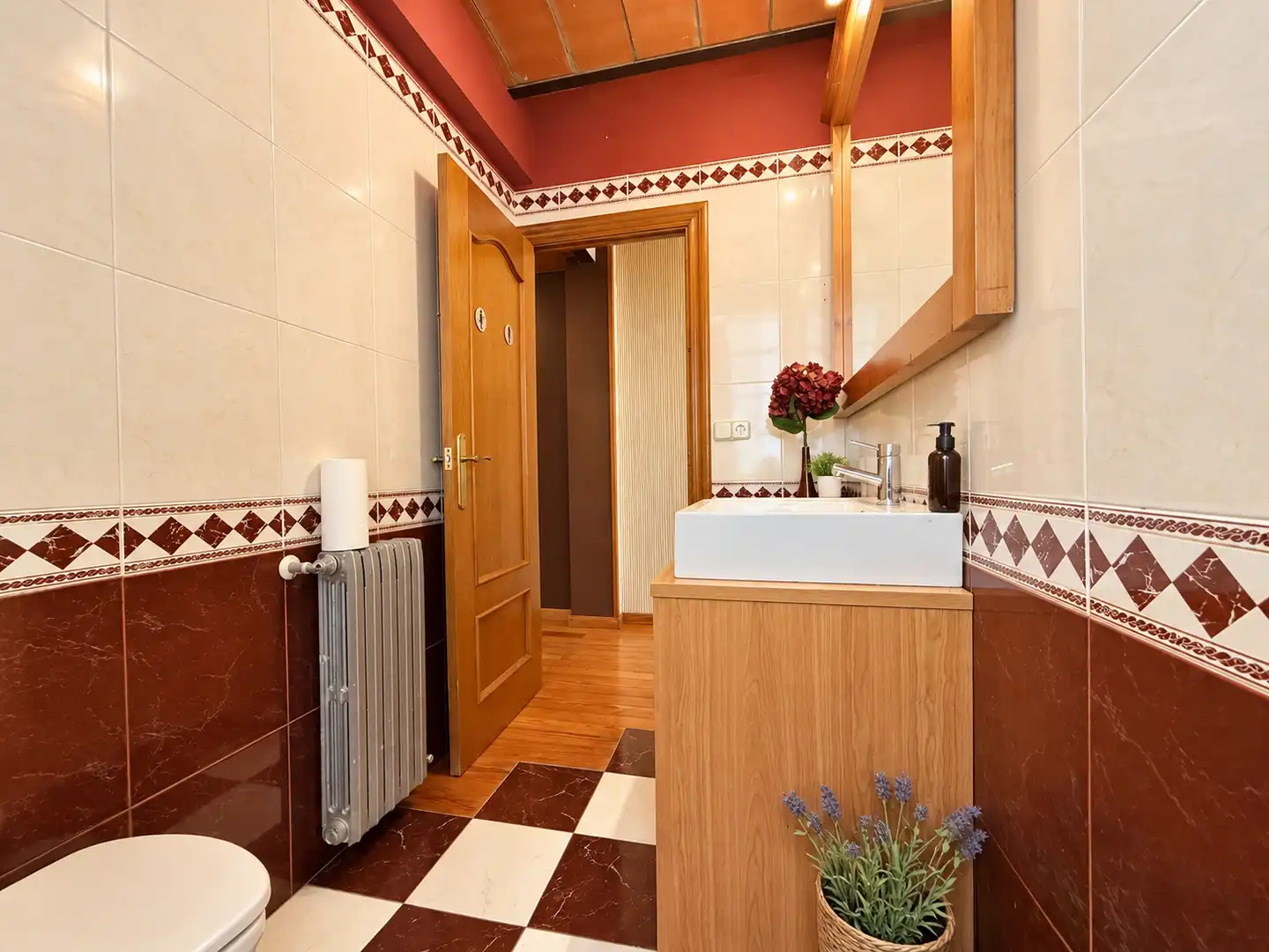 Badezimmer von Maisonette zum Verkauf in Zaragoza mit Heizung, Parkett und Terrasse