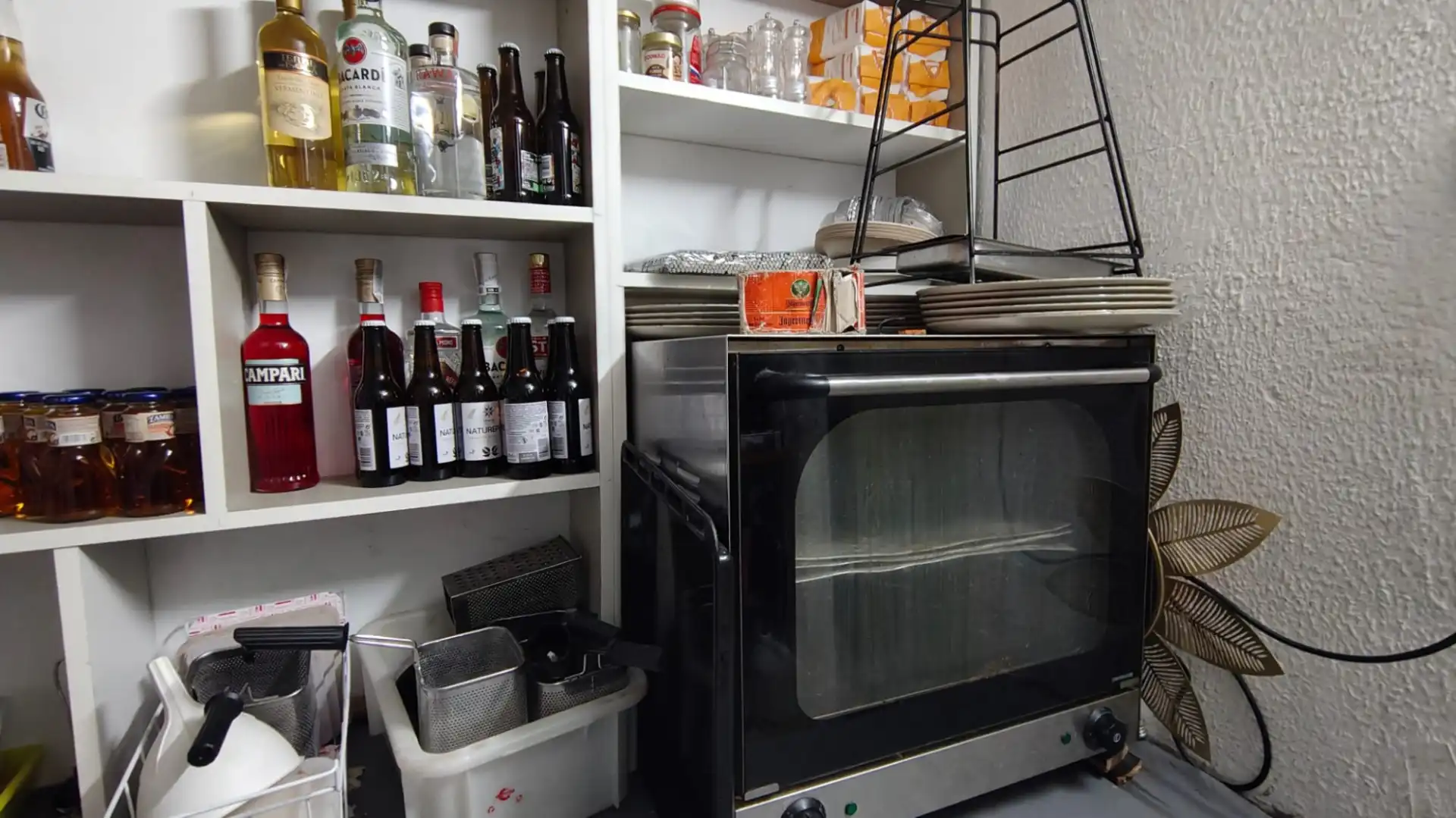 Cocina de Local en traspaso en Barcelona con Aire acondicionado, Terraza y Amueblado