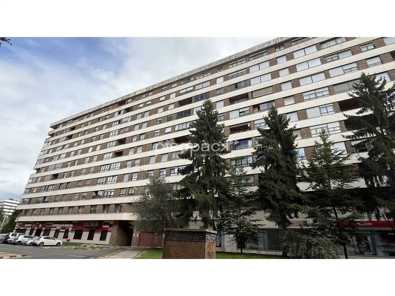 Exterior view of Flat for sale in  Pamplona / Iruña  with Heating, Parquet flooring and Terrace