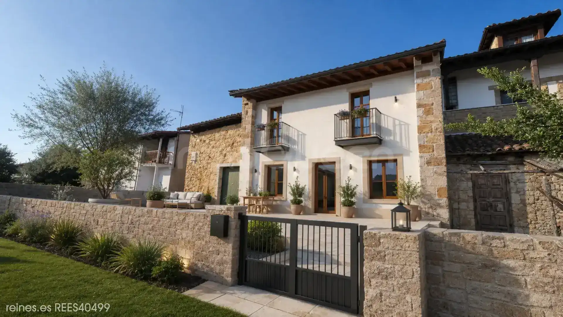 Vista exterior de Casa o xalet en venda en Siero amb Jardí privat i Terrassa