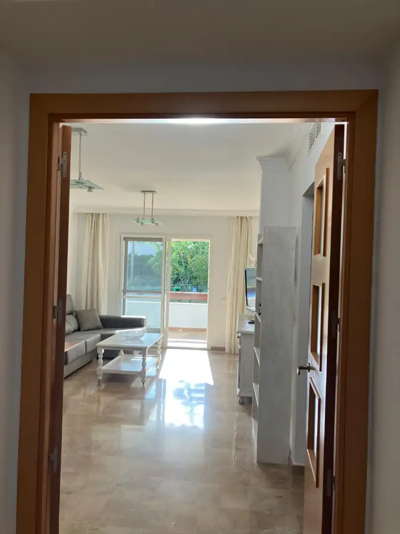 Living room of Flat for rent in Estepona  with Furnished