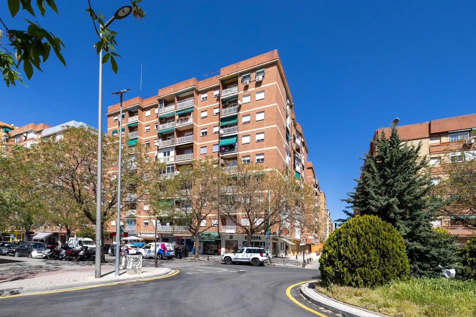 Exterior view of Flat for sale in  Granada Capital  with Air Conditioner and Terrace