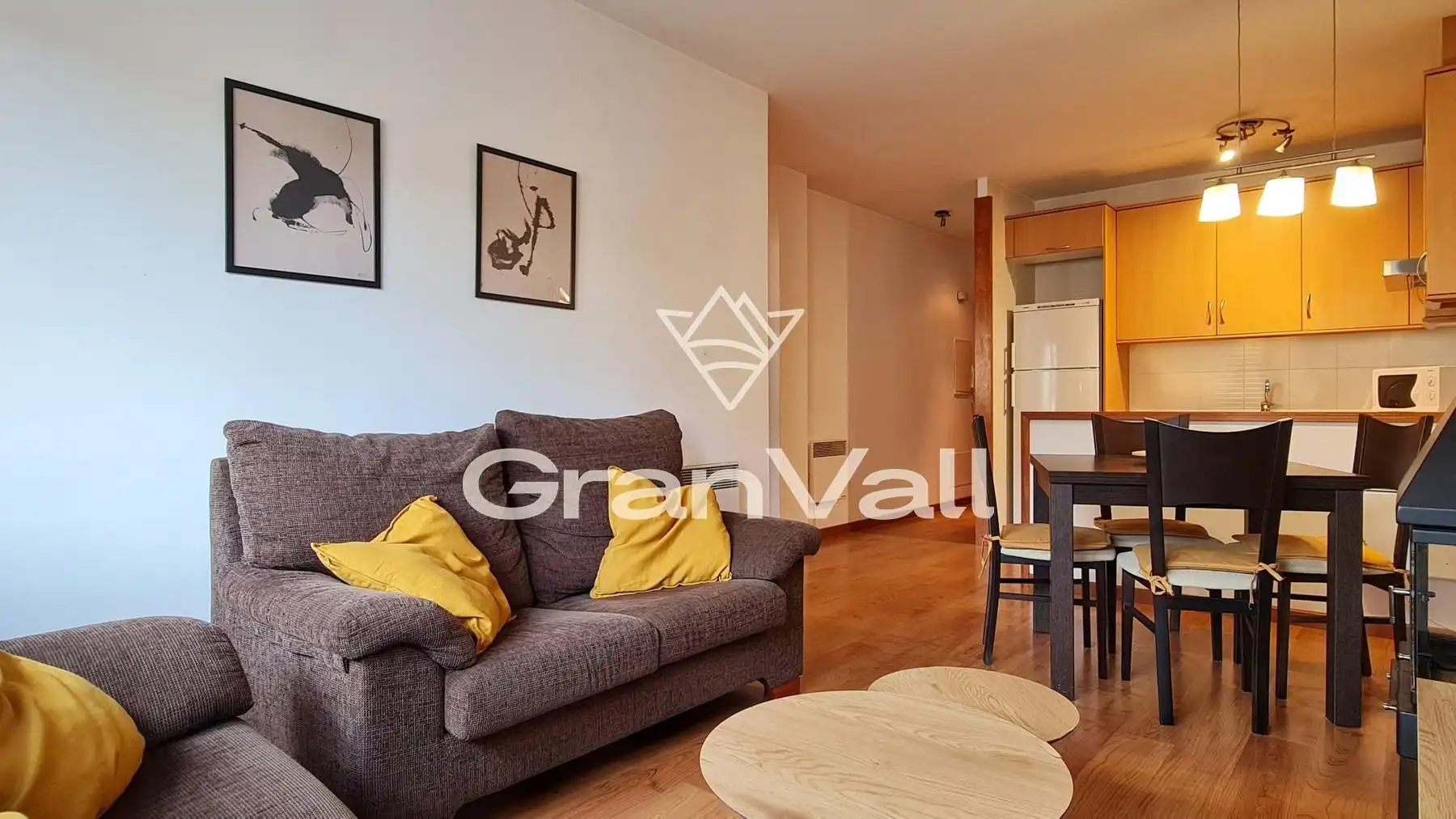 Sala de estar de Apartamento en venta en La Molina