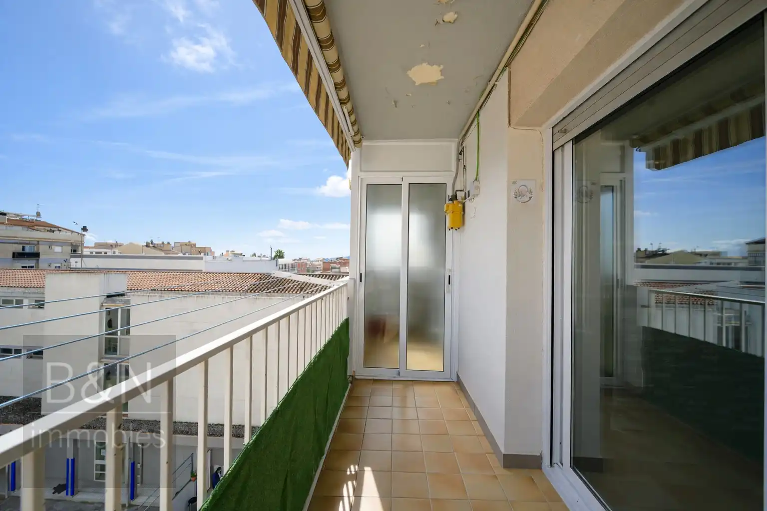 Balcony of Flat for sale in Terrassa  with Air Conditioner, Heating and Balcony